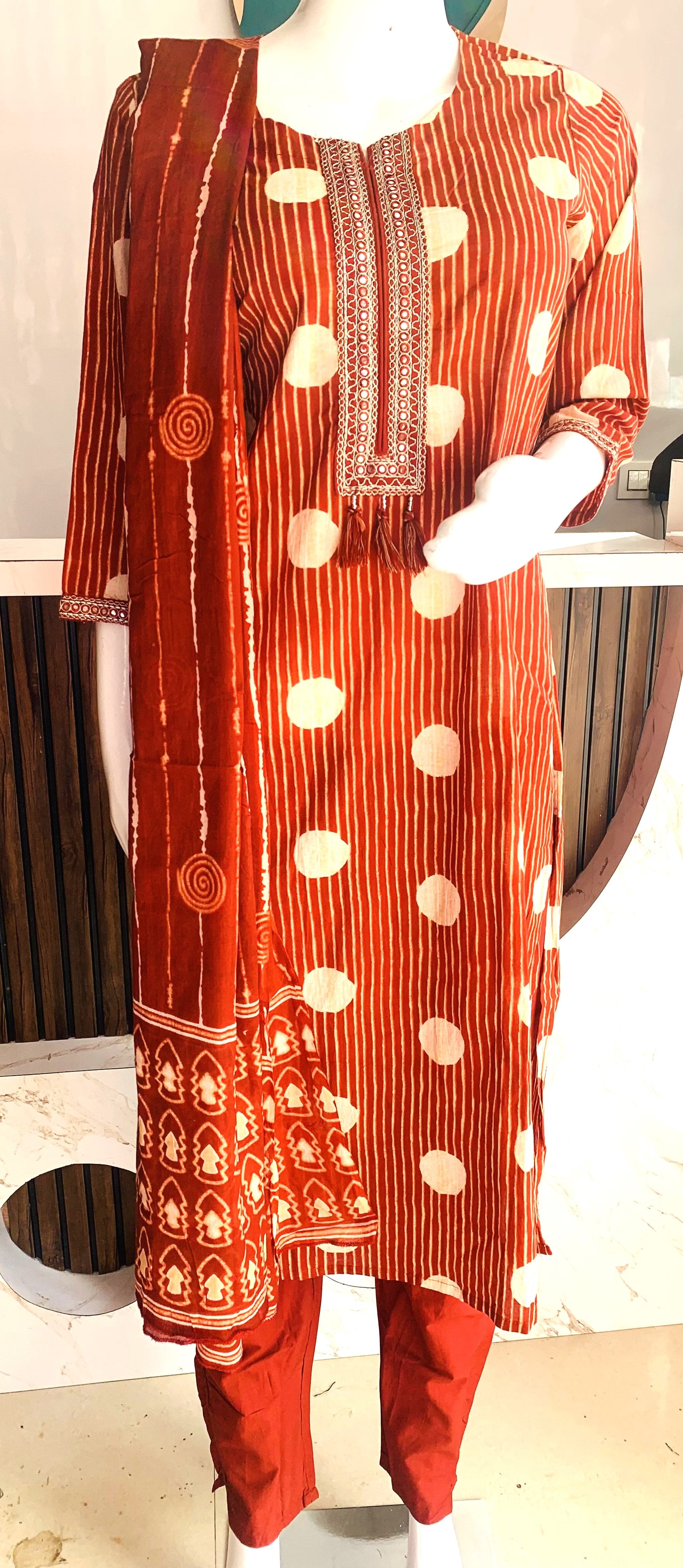 Pure Cotton Suit Set