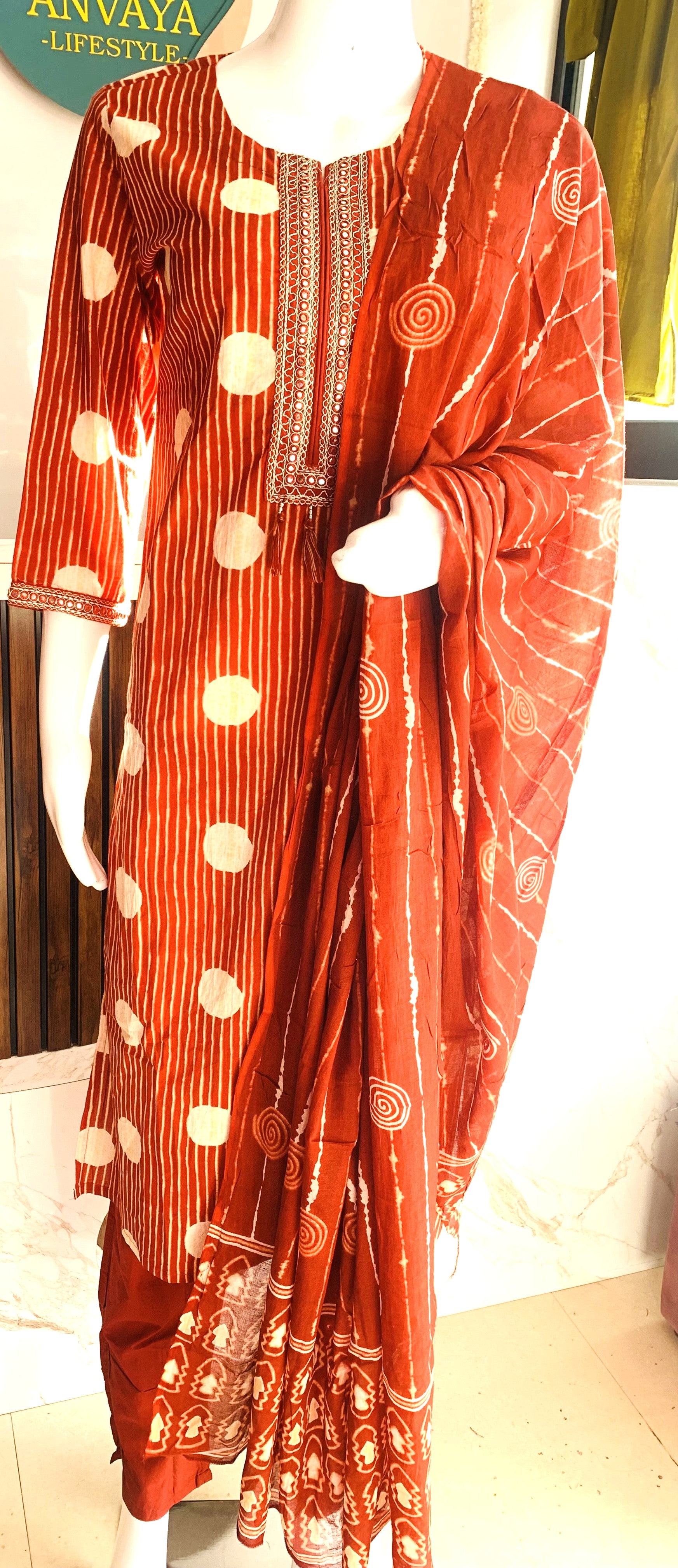 Pure Cotton Suit Set