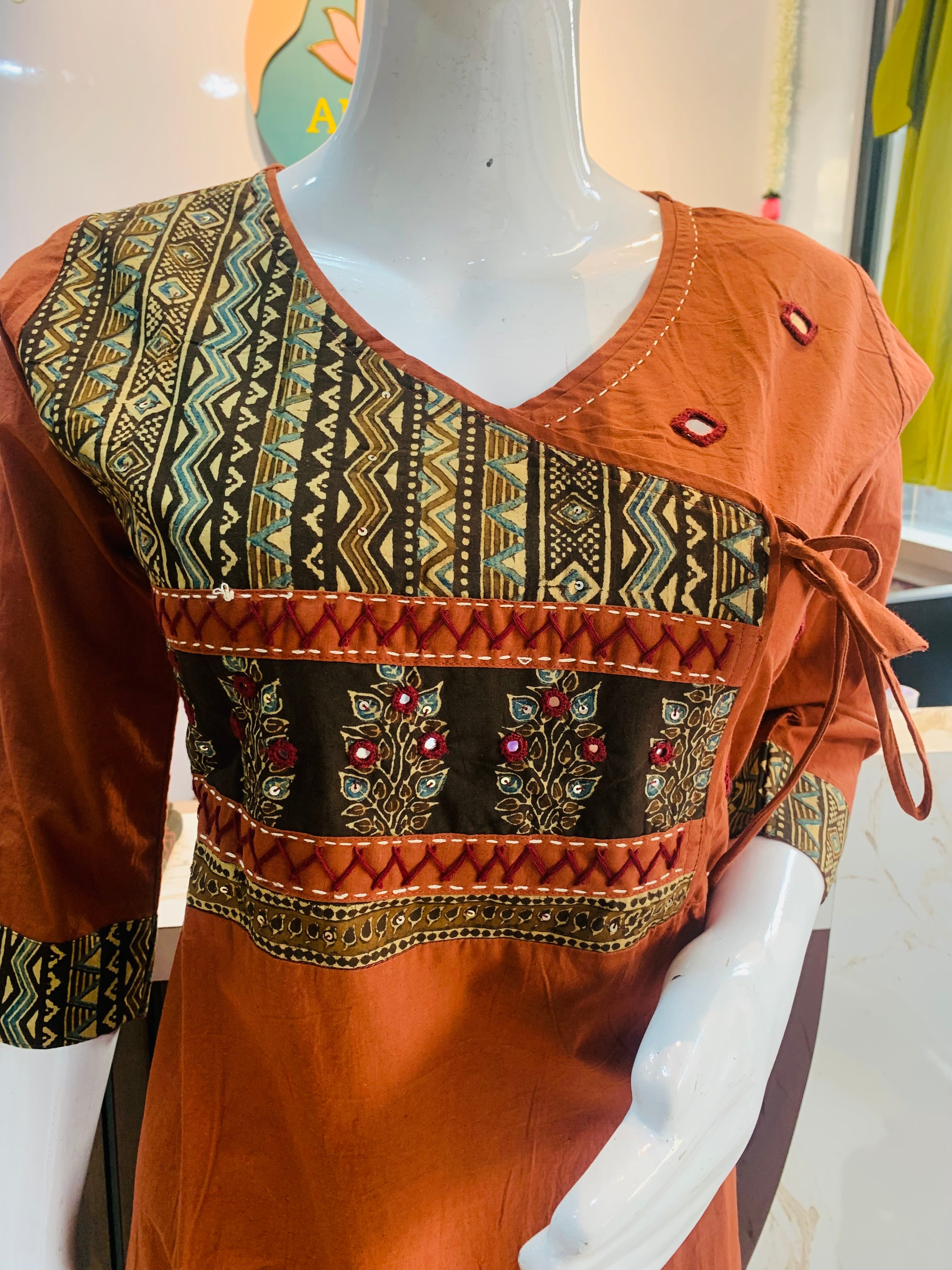 Heavy Cotton Tribal Print Suit Set