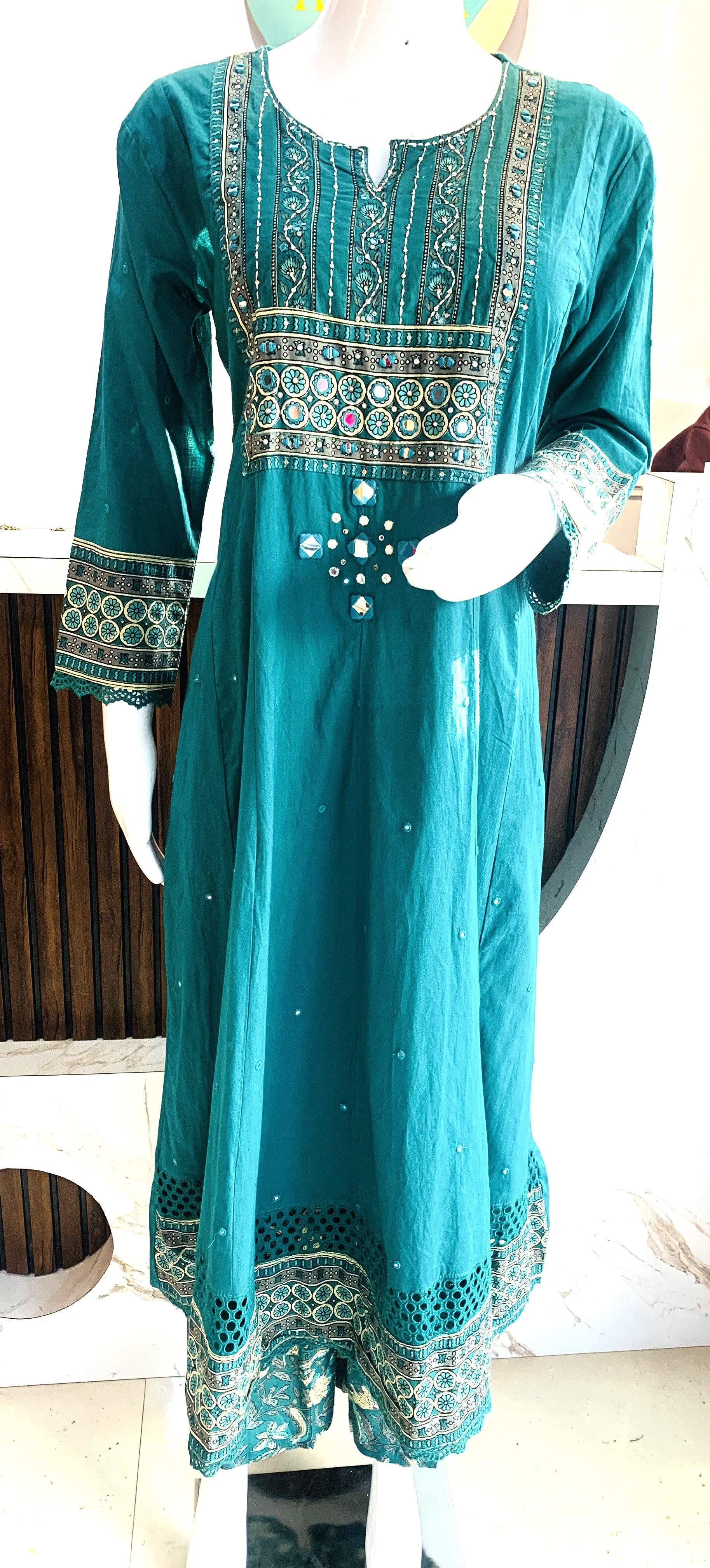 Kalamkaari Cotton Suit Set