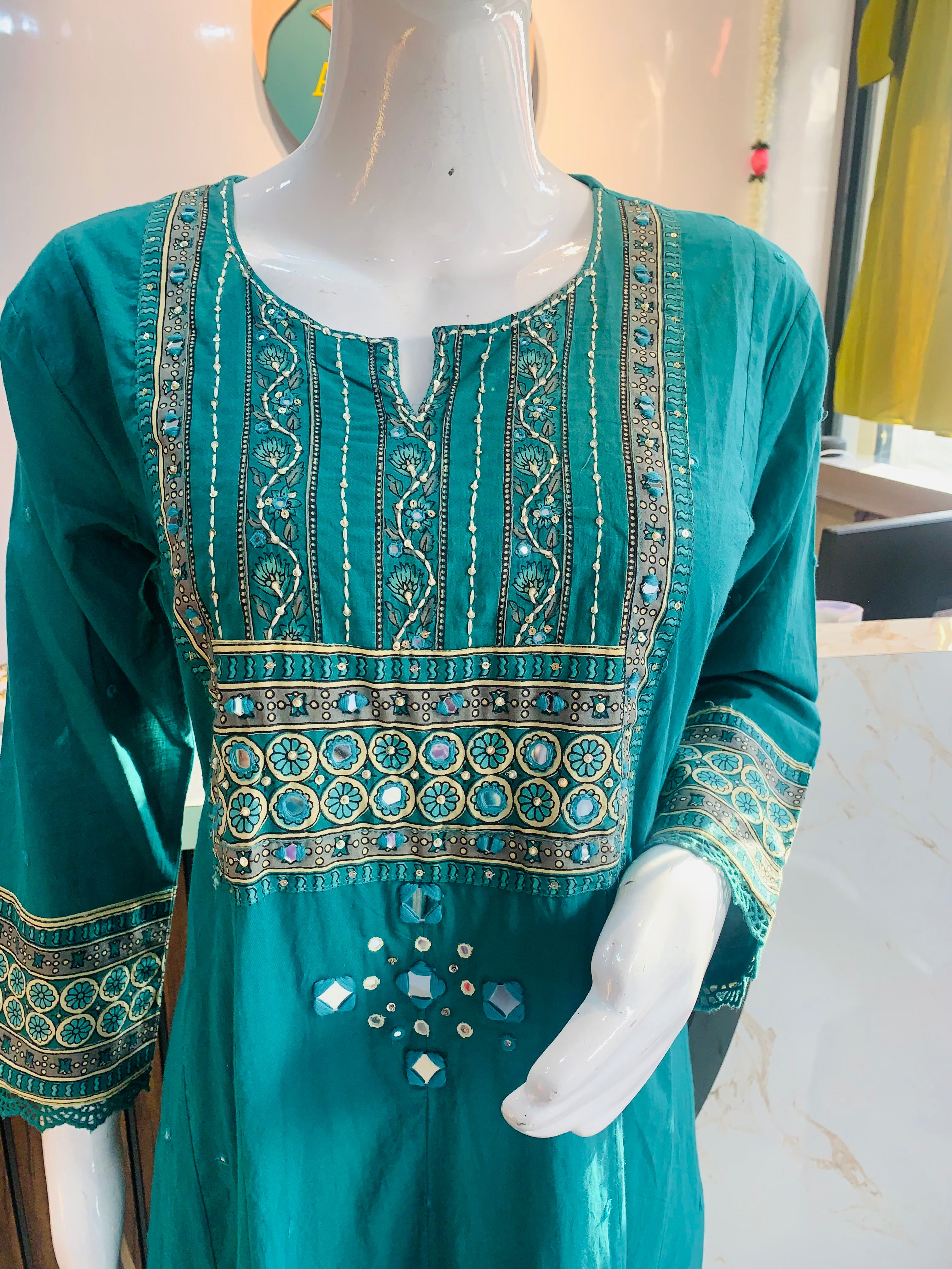 Kalamkaari Cotton Suit Set