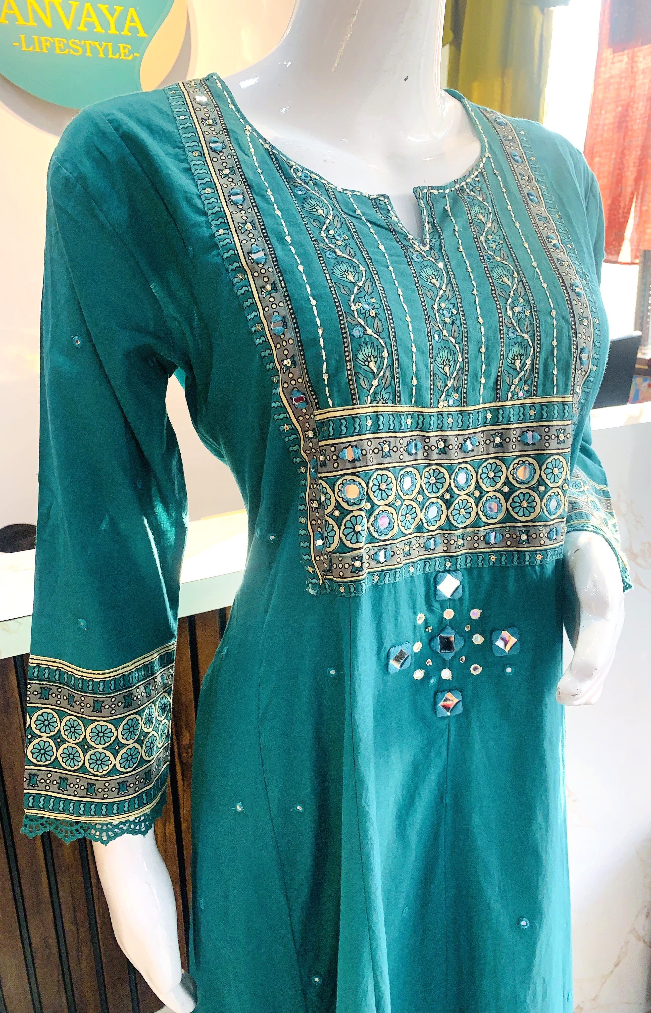 Kalamkaari Cotton Suit Set