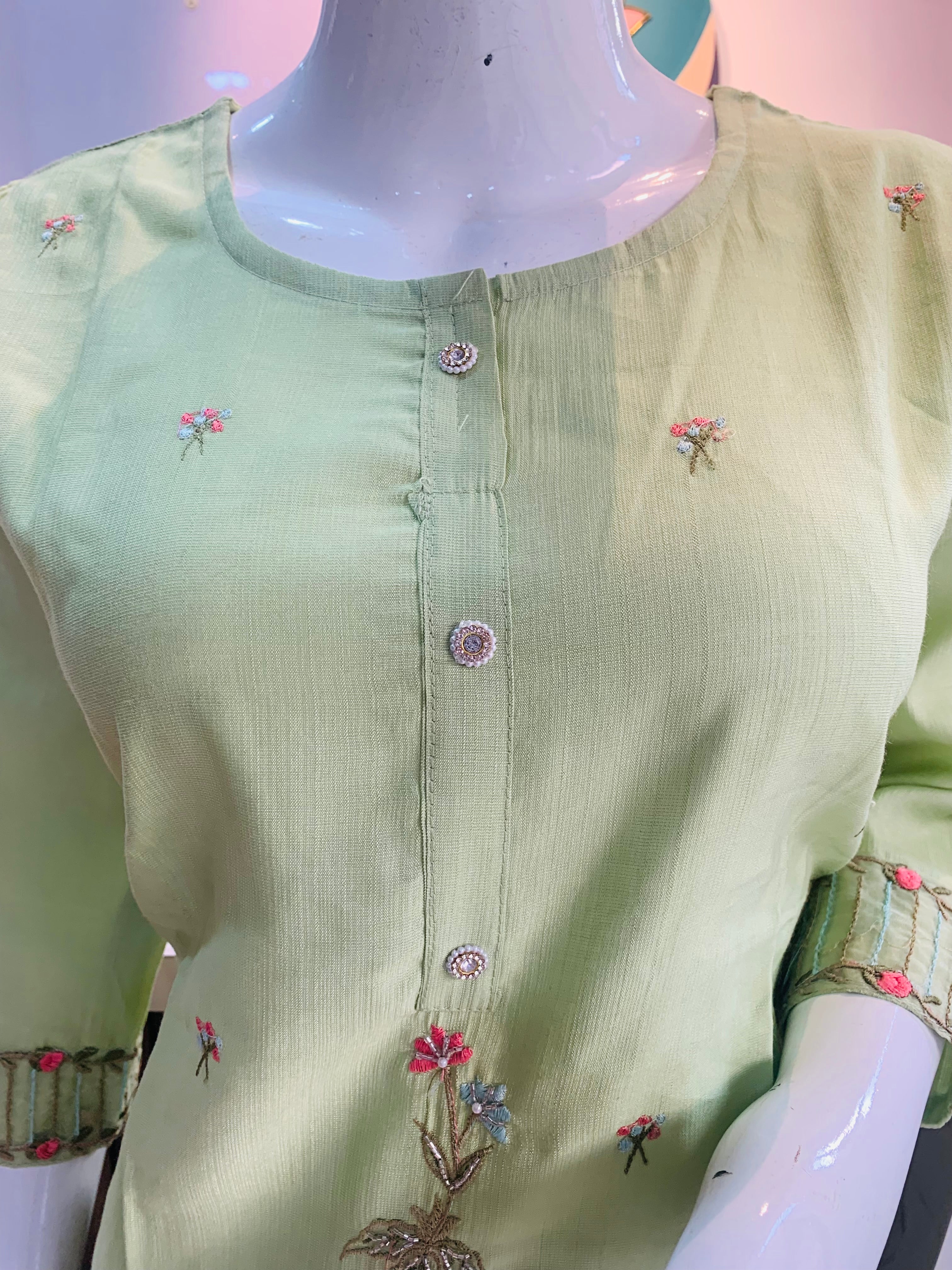 Hand-Embroidered Vatican Dress Set